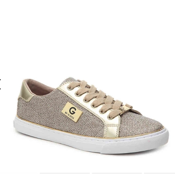 g by guess gold sneakers